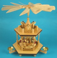 Three Wisemen Nativity German Pyramid