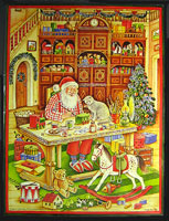 Santa in his workshop