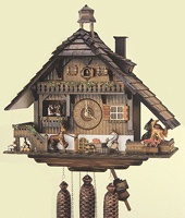  8TMT Chalet Blacksmith and Horse Cuckoo Clock 