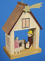 Ornament House with Holy Family