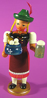 Bavarian Waitress Incense Smoker