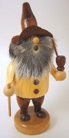 Jolly Wood Gnome German Incense Smoker