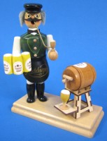 Bartender with Keg German Incense Smoker